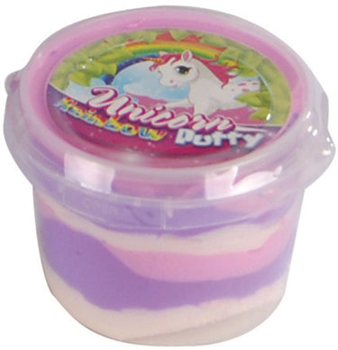 Unicorn stuiterklei meisjes 110 gram paars roze