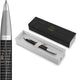 Parker im premium balpen | legacy of flight collectie | chroomafwerking | medium punt met blauwe inktvulling | geschenkdoos