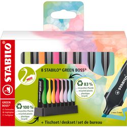 Load image into Gallery viewer, Stabilo green boss pastel - markeerstift - 8 stuks deskset
