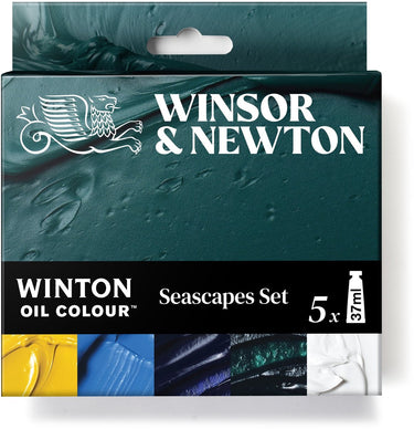 Winsor newton 1490715 winton olieverf set seascape 5x37ml – olieverf voor zee, lucht landschap