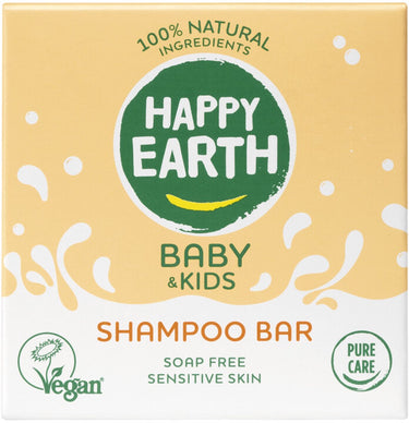 Happy earth baby kids 100% natuurlijke shampoo bar - 50 gr