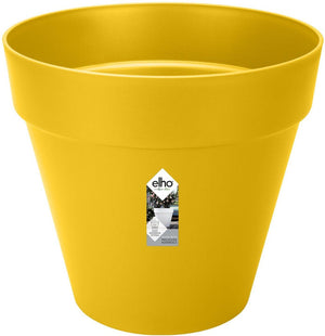 Elho loft urban rond 40 - bloempot voor buiten - ø 38.5 x h 35.3 cm - oker