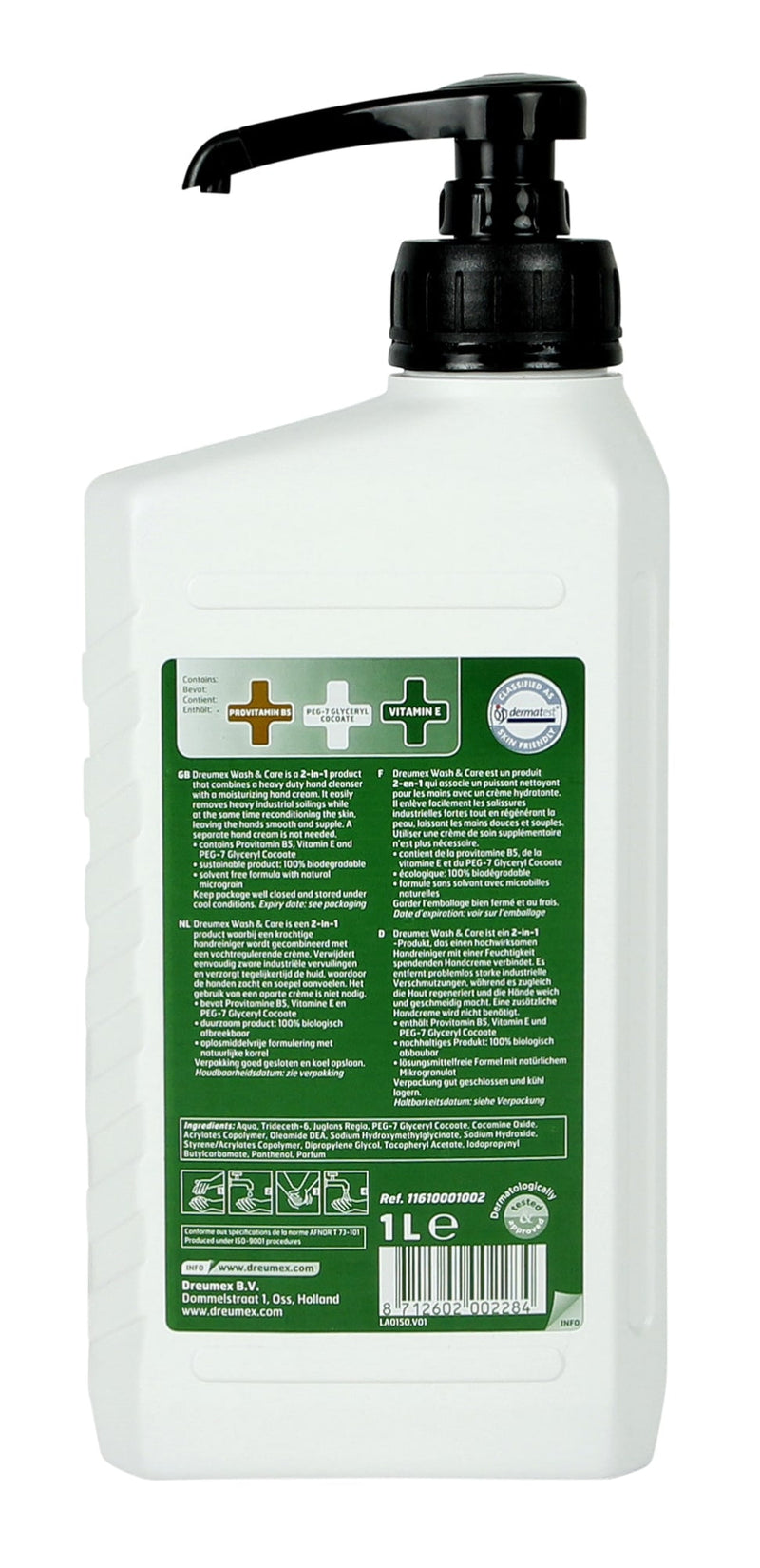 Load image into Gallery viewer, Dreumex wash care handreiniger handzeep 1 liter met pomp
