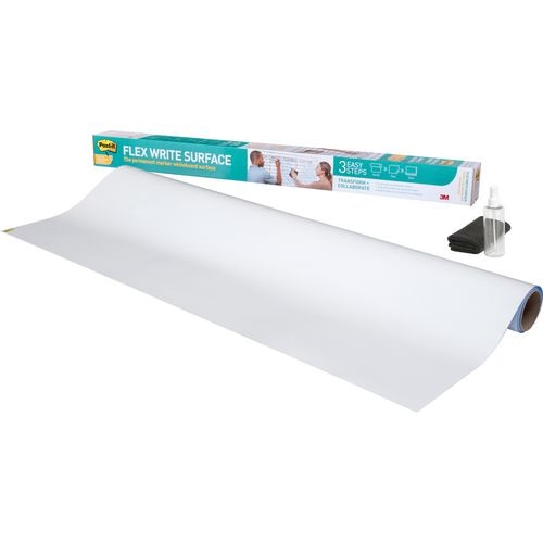 Post-it flex whiteboardfolie fws6x4 1 rol 121,9 cm x 182,9 cm