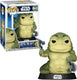 Funko star wars the mandalorian - rotta the huttlet (glow-in-the-dark) vinylfiguur 843 unisex pop! - neutraal - standard