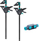 Wolfcraft - lijmklem set pro max - 2 lijmklemmen 450 mm - 3 delig - 8663060