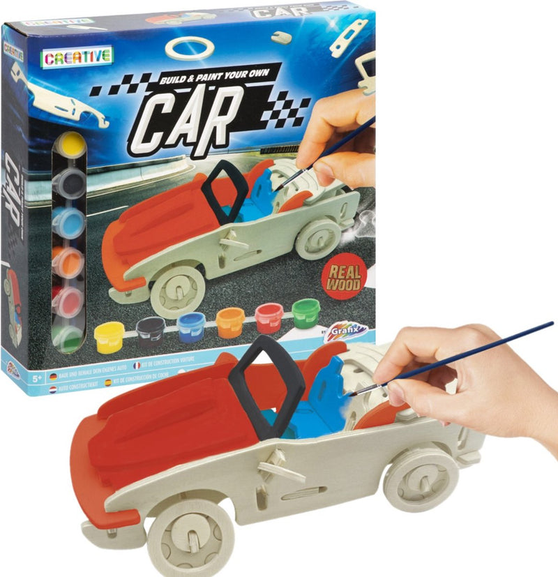 Load image into Gallery viewer, Grafix houten bouw- en schilderpakket - auto
