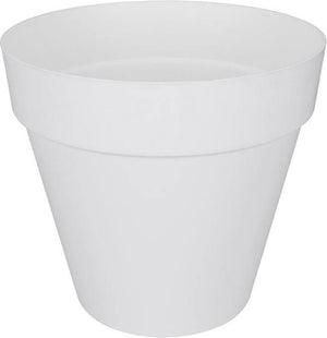 Elho loft urban rond 40 - bloempot voor buiten - ø 38.5 x h 35.3 cm - wit