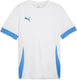 Puma teamgoal matchday jersey heren sportshirt - white-electric blue lemonade