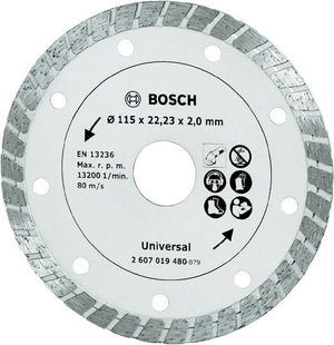 Bosch diamant slijpschijf - turbo - 115 mm