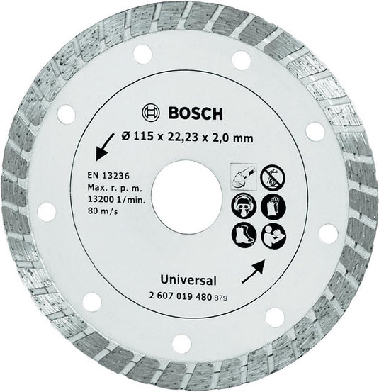 Bosch diamant slijpschijf - turbo - 115 mm