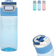 Kambukka elton drinkfles 500ml - tropical blue met 3-in-1 deksel en makkelijke reiniging