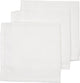 Meyco baby uni monddoekjes - 3-pack - hydrofiel - white - 30x30cm