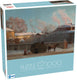 Tactic magnus enckell: annankatu on a cold winter morning – puzzel – 1000 stukjes – winterse helsinki stadsimpressie – klassieke finse kunst – hoogwaardige scandinavische kwaliteit
