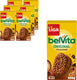 Liga belvita koekjes chocolade 6 x 300g - koek - koeken voor onderweg of werk en kantoor