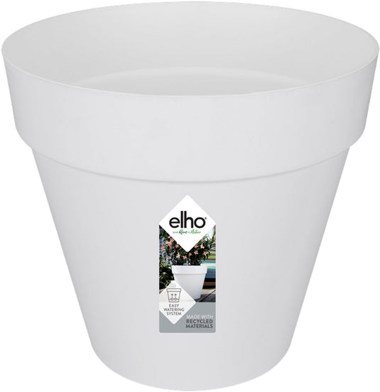 Elho loft urban rond 30 - bloempot voor buiten - ø 28.5 x h 26.0 cm - wit