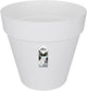 Elho loft urban rond 50 - bloempot voor buiten - ø 48.5 x h 44.5 cm - wit