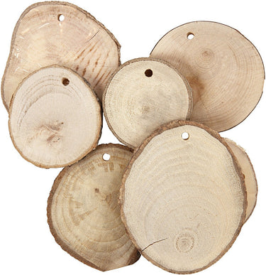 Creativ company https: www.cchobby.nl houten-schijven-met-gat-d-40-70-mm-gatgrootte-4-mm-dikte-5-mm-ca-250-gr-25-stuk-1-doos