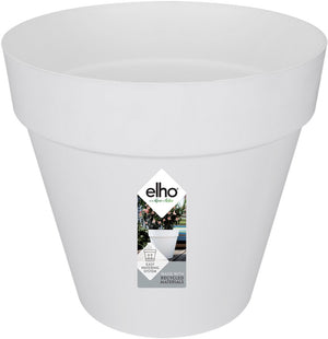 Elho loft urban rond 20 - bloempot voor buiten - ø 19.3 x h 17.5 cm - wit