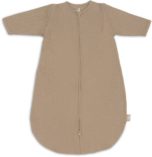 Jollein baby slaapzak zomer met afritsbare mouw 110cm - rond - ajour biscuit - zomerslaapzak