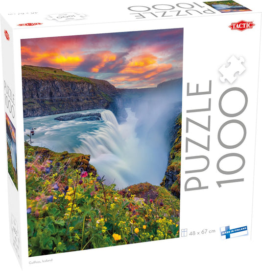 Tactic puzzle 1000 gullfoss, iceland  - puzzel 1000 gullfoss, ijsland