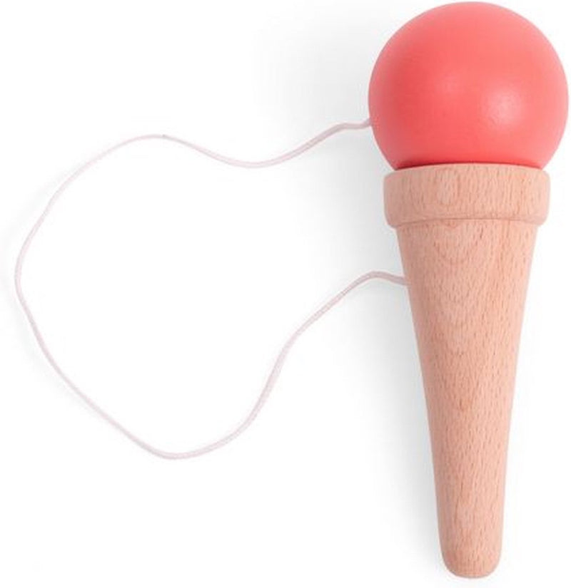 Afbeelding laden in galerijviewer, Bs toys kendama ijsje - behendigheidsspel - vangbal - kinder speelgoed - houten spel - coördinatie training - kendama spel - houten speelgoed
