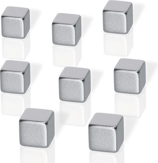 Sigel magneten - be!board - 8 stuks - vierkant - si-83101