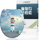Schütte wc-bril 82149 lighthouse - duroplast - soft close - verchroomde scharnieren - decor - 1-zijdige print