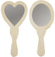 Creativ company houten handspiegels 23 cm 2 stuks