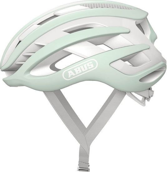 Abus fietshelm airbreaker pure mint m - 52-58 cm - lichtgroen - geschikt voor gebruik op racefietsen - gravelbikes - 210 g