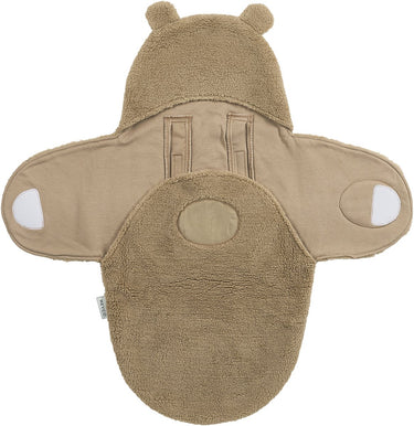 Meyco baby bear wikkeldeken - teddy - warm brown
