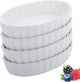 Westmark ovale schaaltjes 4-dlg wit