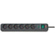 Brennenstuhl stekkerdoos eco-line bn3318 6 stopcontacten zwart