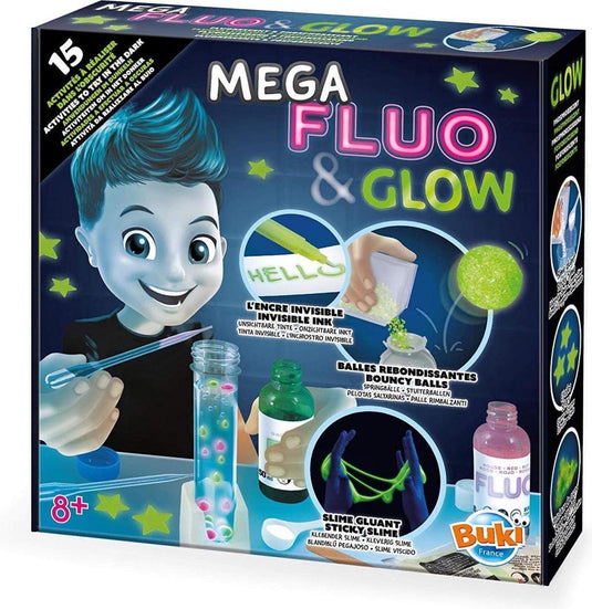 Buki france buki - mega flou en glow - wetenschapsdoos - experimenten