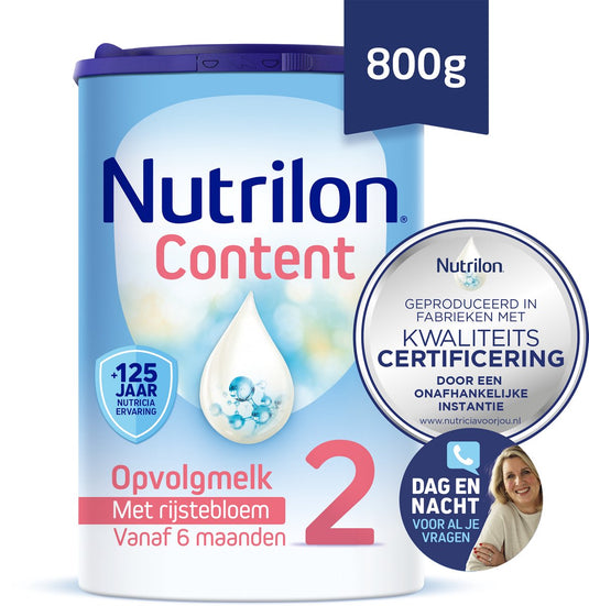 Nutrilon content 2 - flesvoeding vanaf 6+ maanden - 800g