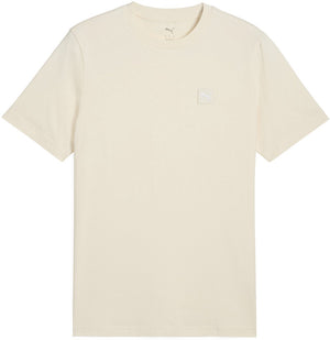Puma ess elevated tee heren t-shirt - no dye