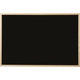 Krijtbord bi office pine 450x600mm zwart