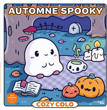 Hachette heroes atelier créatif cozy colo cozy colo - automne spooky - hachette - kleurboek voor volwassenen en kinderen