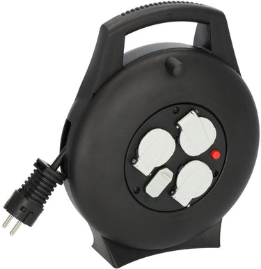 Brennenstuhl vario line kabelbox 3-voudig met usb mini kabelhaspel voor gebruik binnenshuis (kabelhaspel voor binnenshuis met usb-oplaadfunctie en 10m kabel, made in germany)