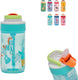 Kambukka lagoon drinkfles voor kinderen 400ml disco zoo - met geïntegreerd rietje - drinkbus kinderen - drinkbeker voor school