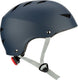 Nijdam skate helm verstelbaar - blue streak - maat s - blauw grijs