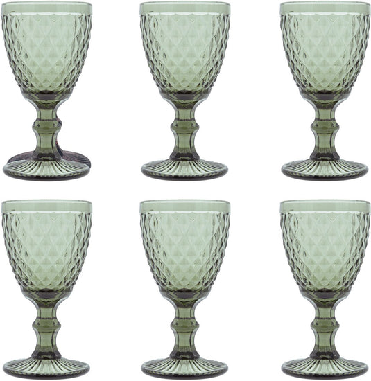 Medard de noblat - diamond - wijnglas 20 cl - gerookt - 6 delig