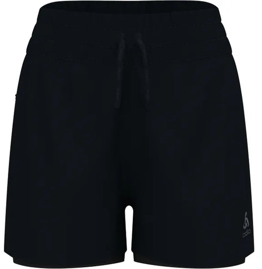 Odlo zeroweight 3 inch 2-in-1 hardloopshort 2.0 - vrouwen - zwart - l