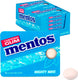 Mentos gum mighty mint - kauwgom - blister - suikervrij - 1x12stuks