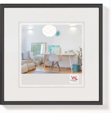Walther new lifestyle - kunststof lijst - fotoformaat 30x30 cm - zwart