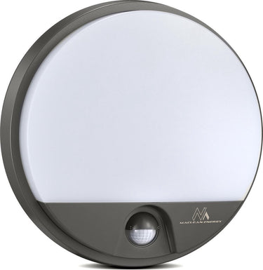 Maclean - wandlamp - buitenlamp - led lamp met infrarood bewegingssensor mce291 gr 1100lm 15w ip54 - grijs