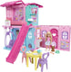 Mattel barbie poppenhuis chelsea pop-up huis speelset multicolor.