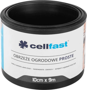 Cellfast - rechte tuinrand 10cm x 9m zwart