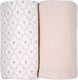 Lodger swaddler - 2 stuks - 110 x 110 cm - matcha powder
