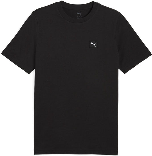Puma ess elevated tee heren t-shirt - black